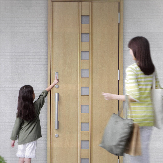 玄関ドアLIXILタッチキードア